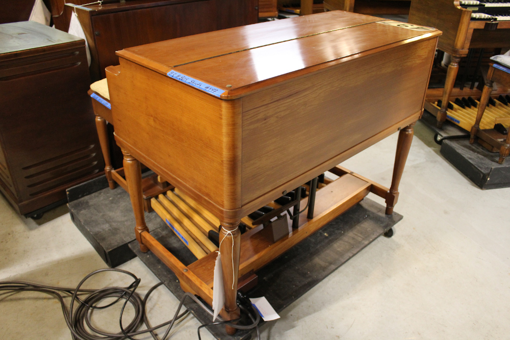 497 is a 1962 Hammond B3 in a rare fruitwood finish! Serial #86115
