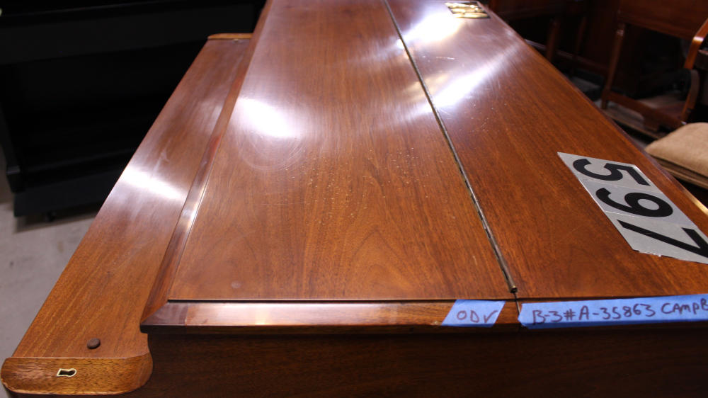 597 is a 1969 Hammond B-3 in walnut, Serial A-35863, for sale now. A later-production B-3 that offers the same unmistakable Hammond sound with dependable construction and vintage appeal.