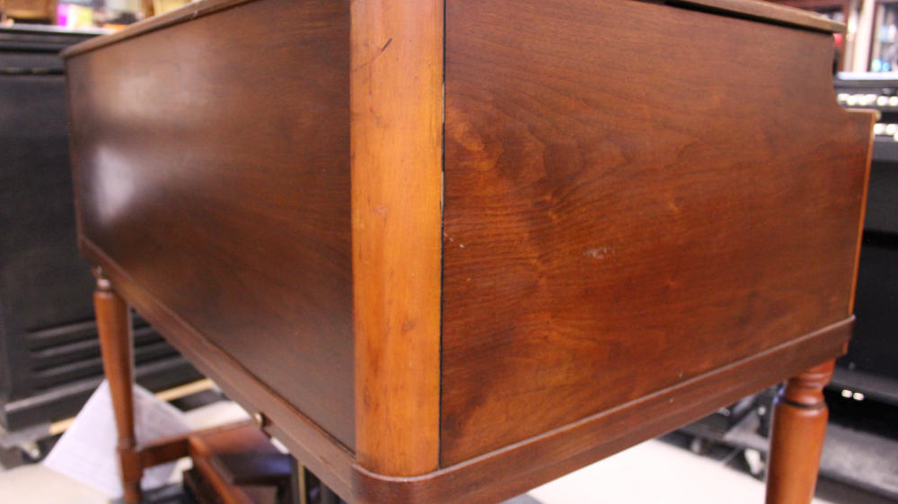 687 is a 1974 Hammond B-3 in a classic walnut finish, Serial 328276, for sale now. A later-era B-3 that blends Hammond's iconic tone with the refinements of its final production years. for sale!