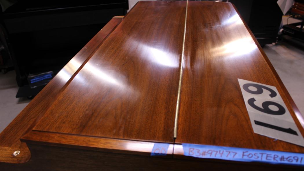 1967 Hammond B3 organ in walnut finish for sale, serial number 97477