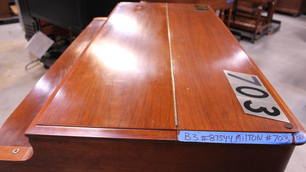 1962 Hammond B3 organ in walnut finish, inventory #703, Serial #87544